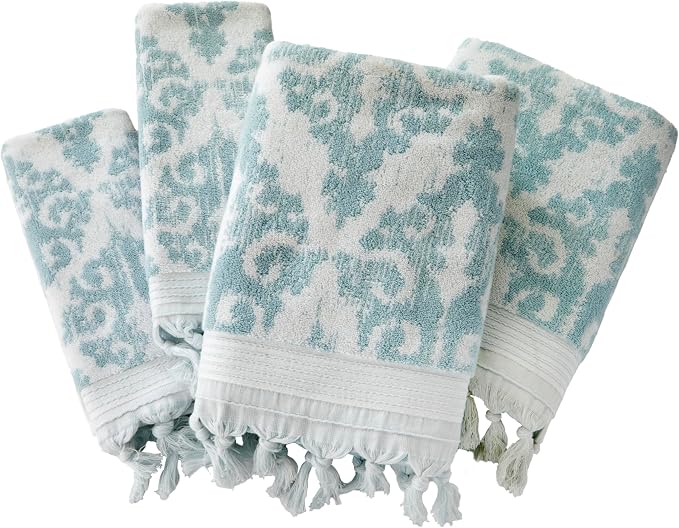 SKL Home Mirage Fringe 2 Bath, 2 Hand Towel Set - Image 2