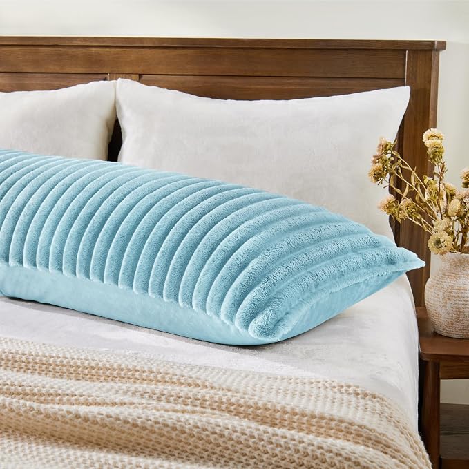 BEDELITE Fluffy Faux Fur Body Pillow Cover - Image 2