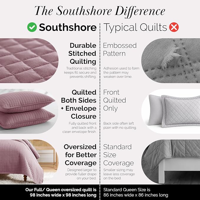 Southshore Fine Living, Inc. Full/Queen Quilt Set, Full Size Quilts - Image 4