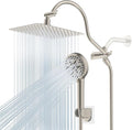 Hibbent All Metal CUPC Certified Shower Head, Handheld Showerhead Combo by Hibbent