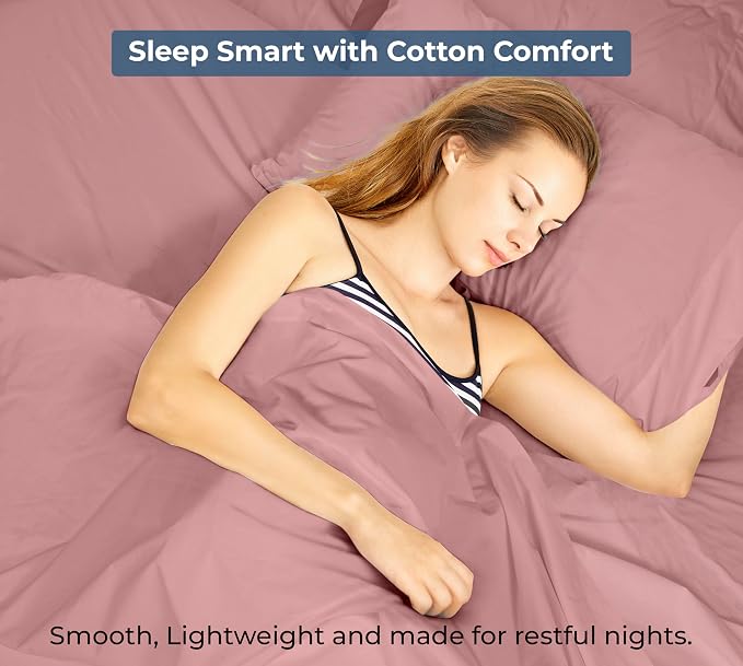Royale Linen 100% Organic Cotton California King Flat Sheet Only - Image 9