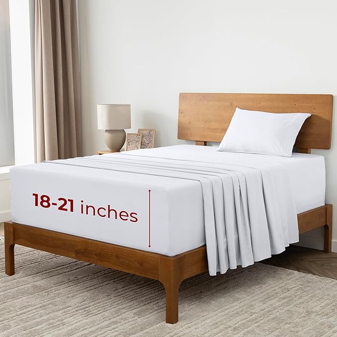 Mellanni Extra Deep Twin Sheets by Mellanni