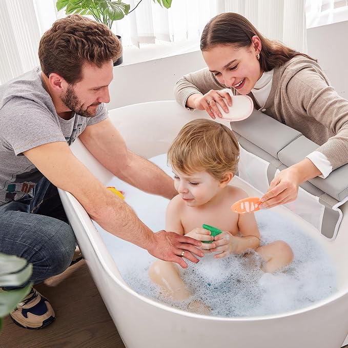 Bath Kneeler and Elbow Rest Pad Set, Thick Soft Quick Dry Bathtub Mat - Image 3
