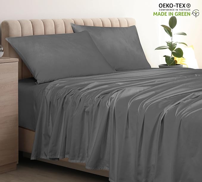 400 Thread Count 100% American Grown Cotton Flat Sheet - Image 3