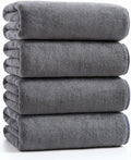 sakano 4-Piece Bath Towel Set, Quick-Dry Absorbent Lint Free & Launder Soft by Unknown