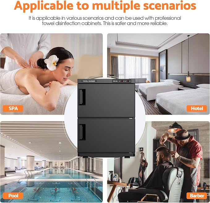 Double Hot Towel Warmer for SPA Professional Towel Heater Machine for Bathroom - Image 7