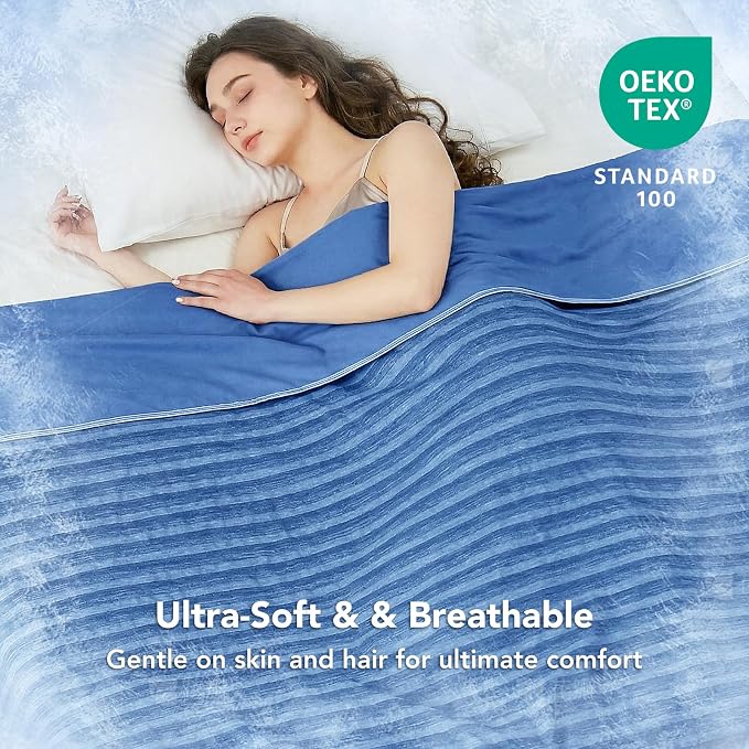 GOHERO Cooling Blanket Queen Size- 90"x90" Summer Cooling Throw Blanket - Image 2