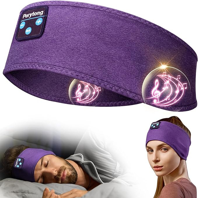 Perytong Sleep Headphones Bluetooth Headband by Perytong