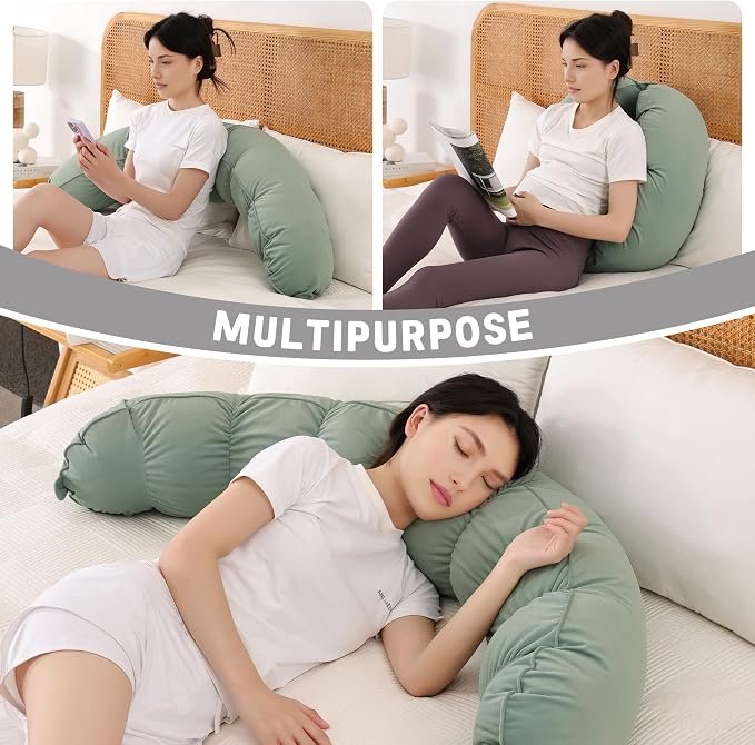 Peallow – Long Round Body Pillow - Image 6