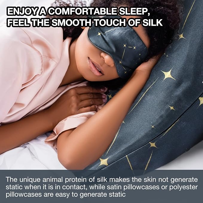 MANSPHIL 100% Mulberry Silk Pillowcase - Image 3
