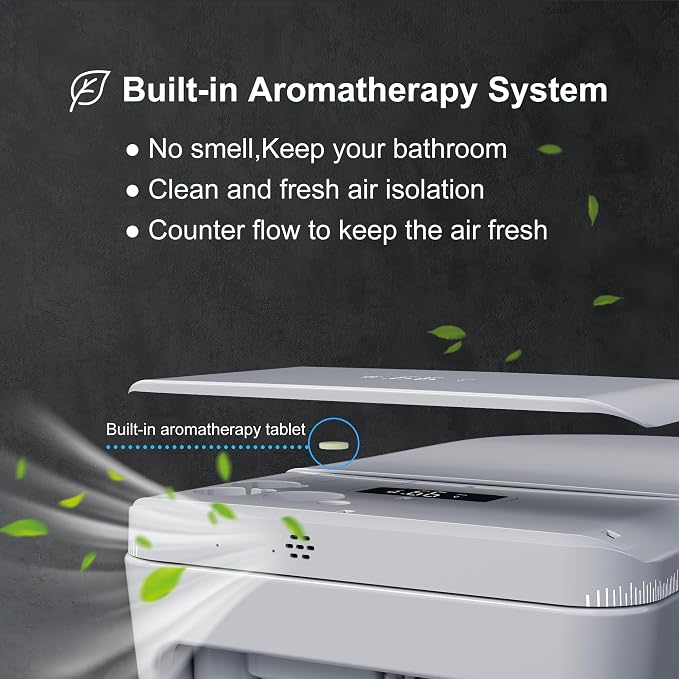 TDH Smart Toilet with Bidet Built in, Foam Shield, Heated Seat with Instant - Image 4