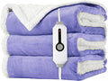 LaffyLo Heated Throw Blanket 50 x 60, Fast Heating Electric Blanket, Dual-Sided by LAFFYLO