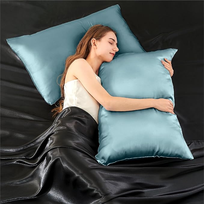 INFIIXSO Silk Pillow Cases 2 Pack Standard Size, Ultra Smooth & Soft Mulberry - Image 7