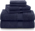 Martex 6-Piece Luxury 100% Cotton Towel Set | Quick Dry | Super Absorbent | by Martex