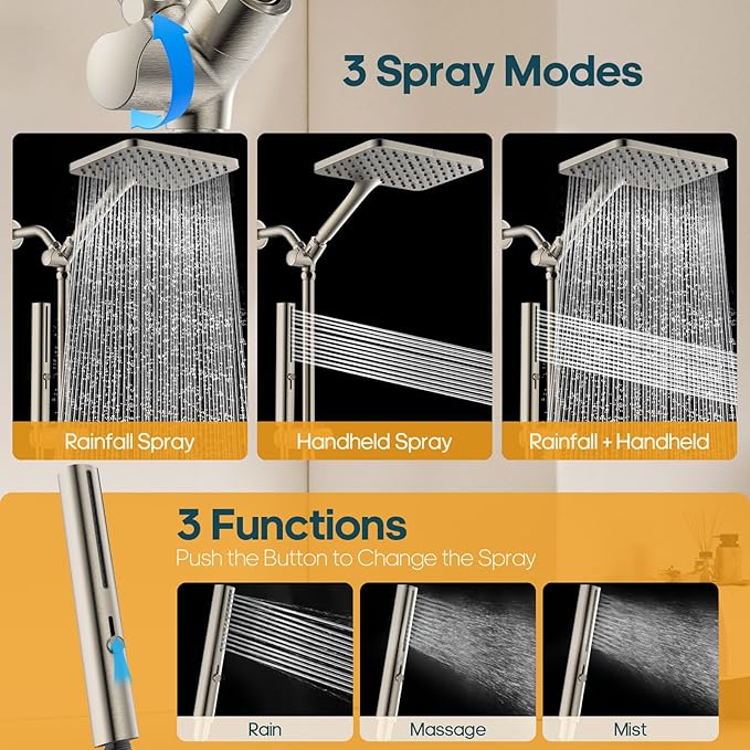 High Pressure Rain Shower Head - Image 5