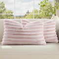 decorUhome Summer Cozy Faux Fur Throw Pillow Covers 12x20 Set of 2 Decorative by decorUhome