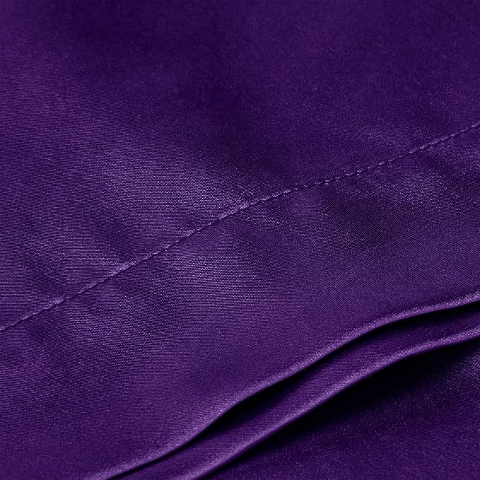 BEDELITE Satin Body Pillow Cover, Super Soft and Cooling Body Pillow Pillowcase - Image 6