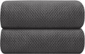 HOMEXCEL Grey Bath Towels 2 Pack, Microfiber Bathroom Towel, Super Soft Highly by HOMEXCEL