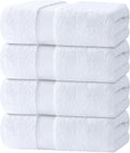 White Classic Luxury Bath Towels Set of 4 Large by WhiteClassic