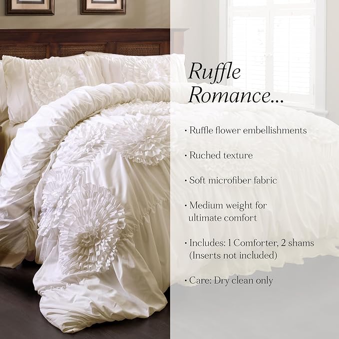 Lush Decor 3 Piece Serena Comforter Set - Image 7