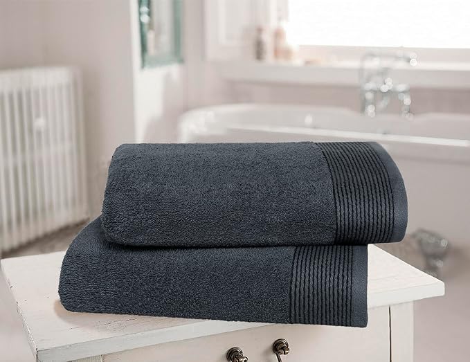 Belizzi Home Ultra Soft 2 Pack Oversized Bath Towel Set 28x55 inche, 100% - Image 2