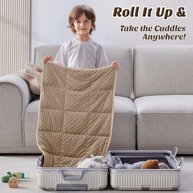 anfie Weighted Blanket Kids Weighted Blanket Cooling Blanket - Image 4