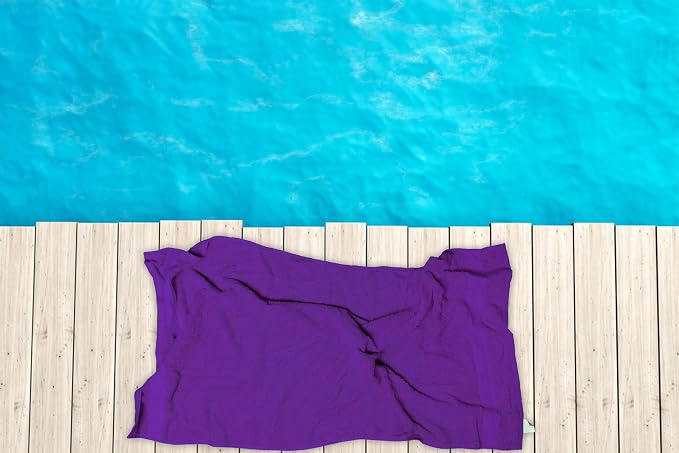 Large Bath Towels Pack of 6 – 24" x 50", 100% Cotton Terry – Soft, Quick-Dry & - Image 5