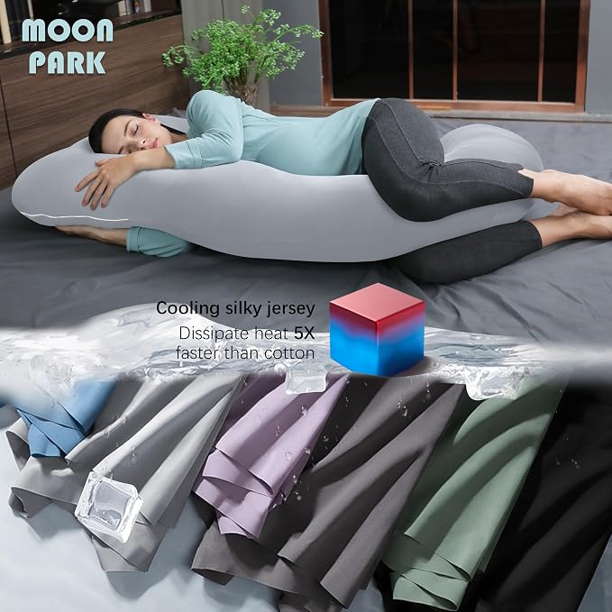 MOON PARK Pregnancy Pillows for Sleeping - Image 3
