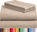 LuxClub 4 PC Full Sheet Set, Breathable Luxury Bed Sheets, Deep Pockets 18" by LuxClub