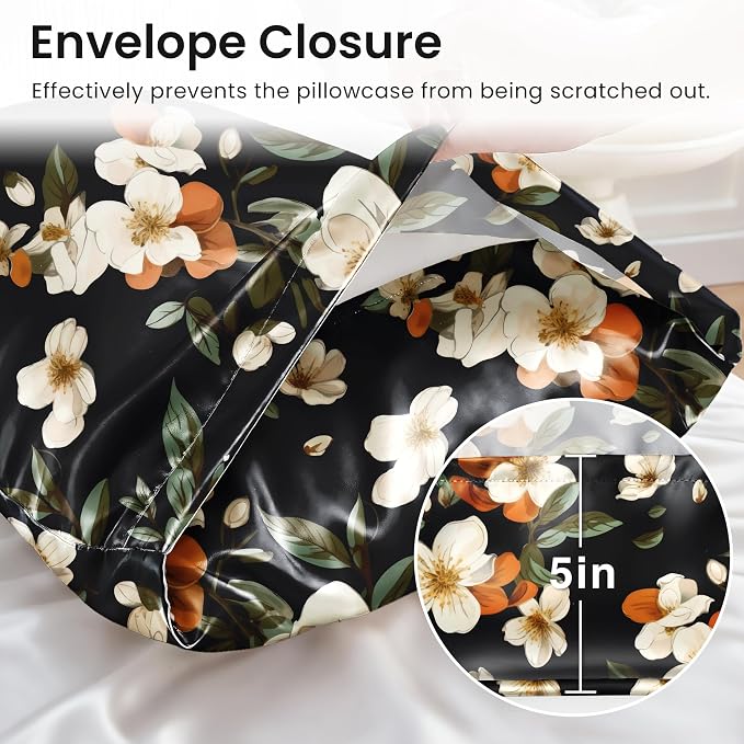 EXQ Home Satin Pillowcase for Hair and Skin Queen - Image 3