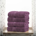 Superior Egyptian Cotton Pile Bath Towel Set of 4, Ultra Soft Luxury Towels by SUPERIOR
