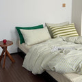 mixinni Vintage Geometric Striped Duvet Cover Set by mixinni