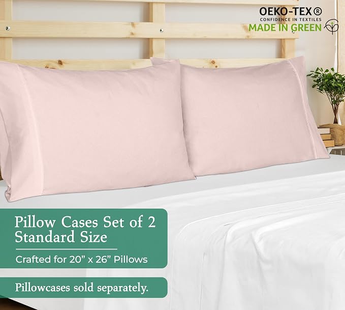Royale Linens Standard Pillowcase Set of 2 - Image 2