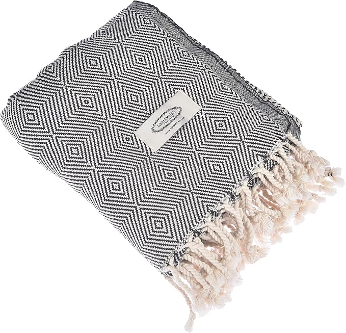 Personalized embroidered Beach Towel | Throw Blanket, Easy Carry, Sand Free - Image 3