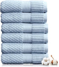 NY Loft 100% Cotton Hand Towel 6 Pack | Super Soft & Absorbent Quick-Dry Hand by NYLoft