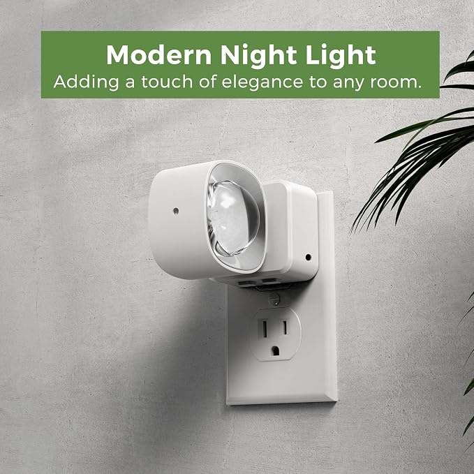 L LOHAS LED Night Lights Plug into Wall, Night Light Projector, Dusk to Dawn - Image 4