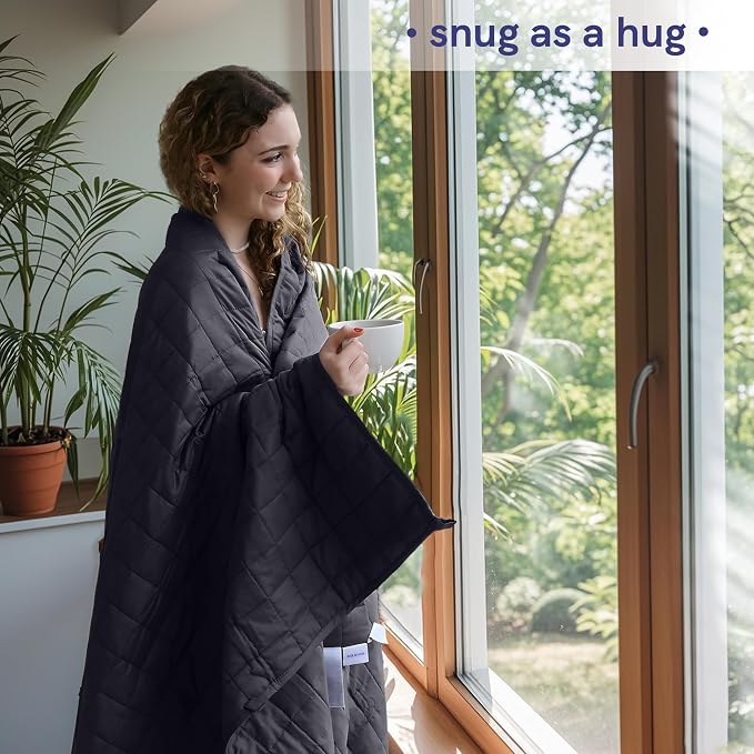 YnM Exclusive 25lbs Weighted Blanket, Smallest Compartments - Image 2