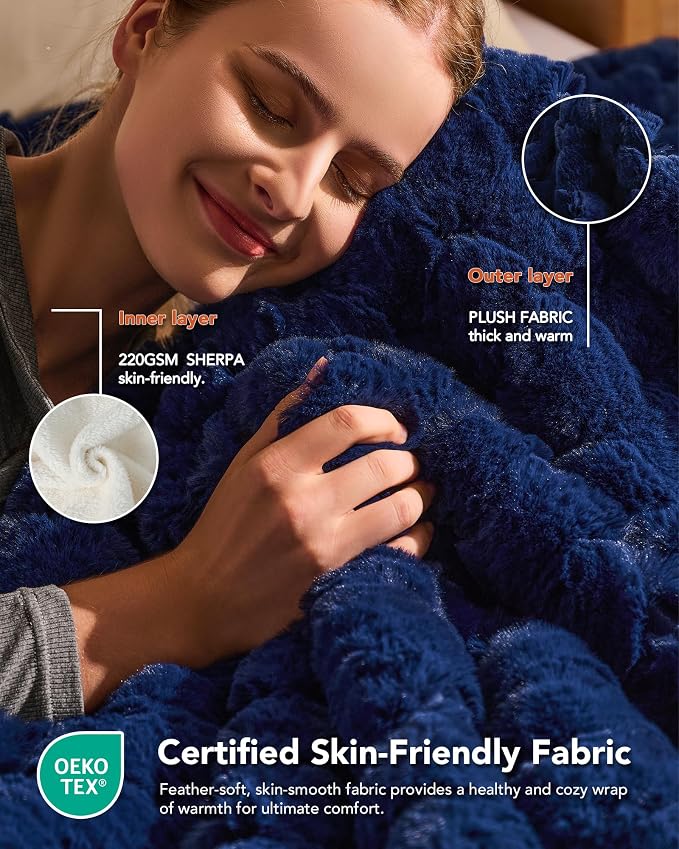 Homemate Electric Heated Throw Blanket - Image 5