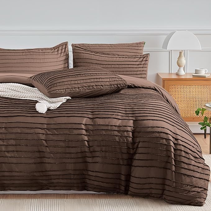 NEXHOME PRO Duvet Cover, 3 Pieces Boho Tufted Duvet Cover Set, Soft and by NEXHOMEPRO