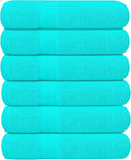 KAHAF COLLECTION 6 Pack Bath Towels Set 100% Ring Spun Cotton, Lightweight by KAHAF+COLLECTION