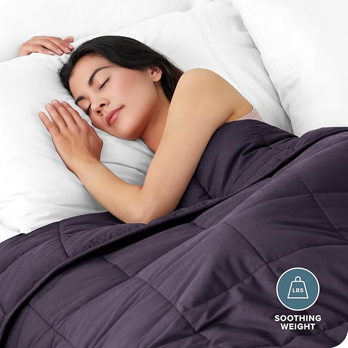 Bare Home Weighted Blanket Full or Queen Size 15lb - Image 2