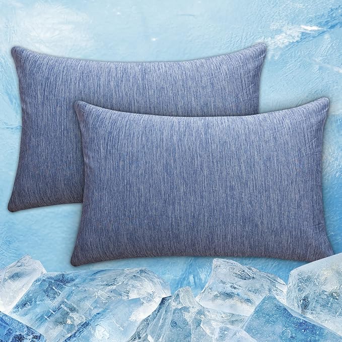 CHOSHOME Cooling Pillow Cases Zipper Pillow Covers Q-Max > 0.45 Zippered by CHOSHOME