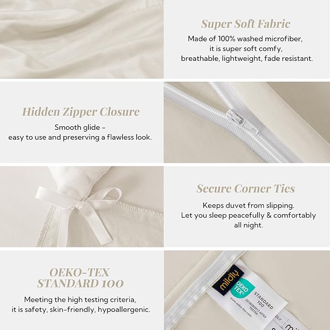 MILDLY Super Soft Duvet Cover 2pcs - Image 4