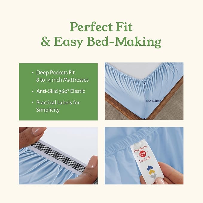 California Design Den Twin XL Sheets Set - Image 5