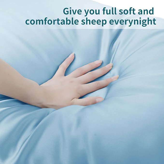 4-Pack Bamboo Viscose Zippered Pillow Cases Standard Size, 400 Thread Count - Image 4