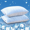puredown® King Size Pillows Set of 2, Shredded Memory Foam Pillows, Cooling by Puredown