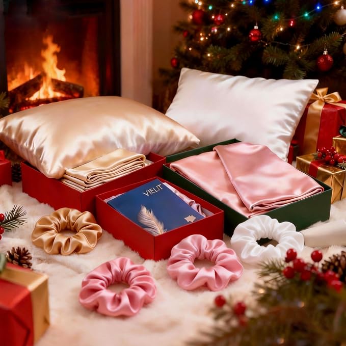 King Satin Pillowcase for Hair 2pc, Similar to Silk Pillow Cases, Easier Care - Image 8
