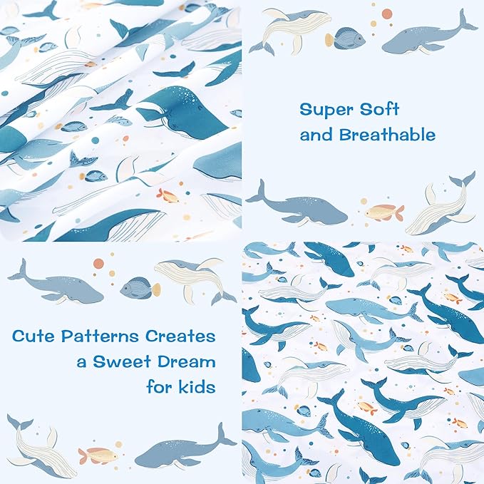 lasoftan Kids Sheet Set Twin Size, Twin Sheet Set - Image 2