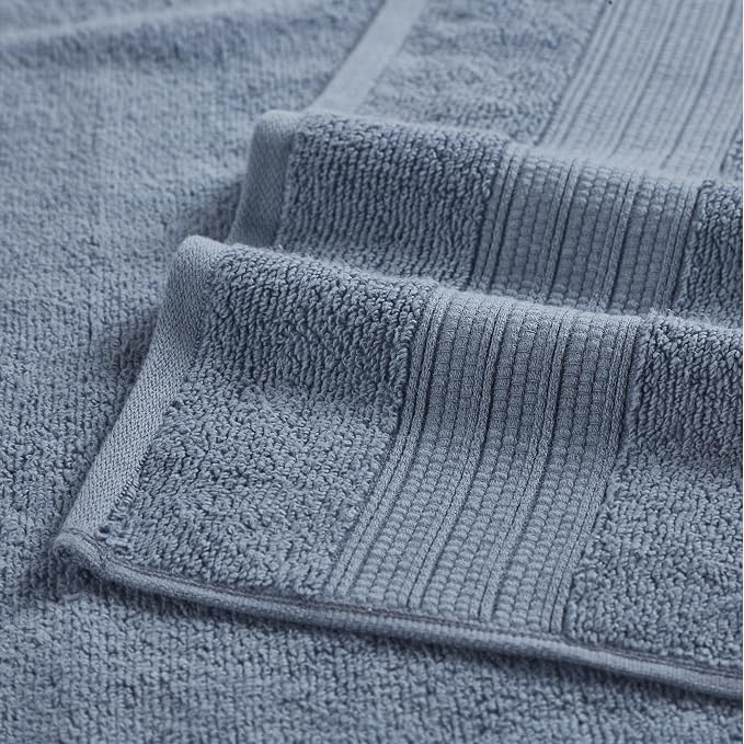 Modern Threads 6-Piece Towel Set – 100% Cotton, Quick Dry, Ultra Absorbent – - Image 2