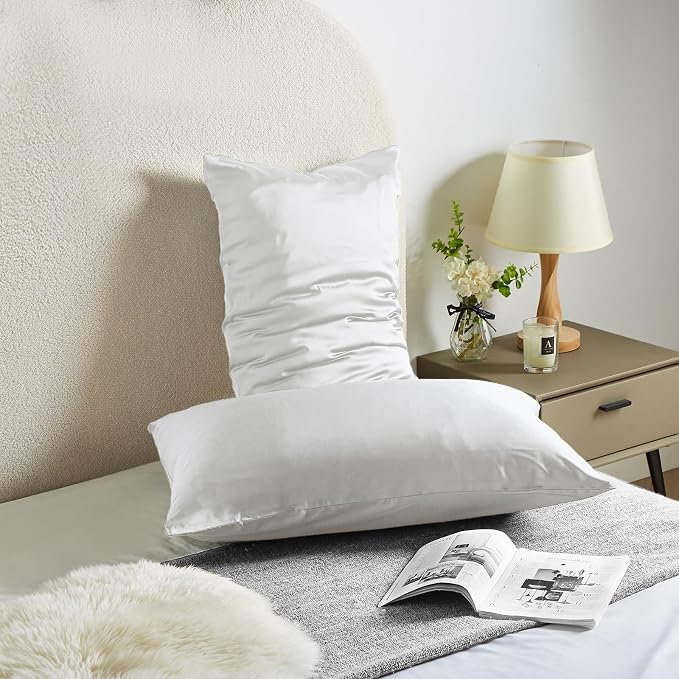 Silk Pillowcase for Hair and Skin Mulberry Silk Pillowcase Soft Breathable - Image 2